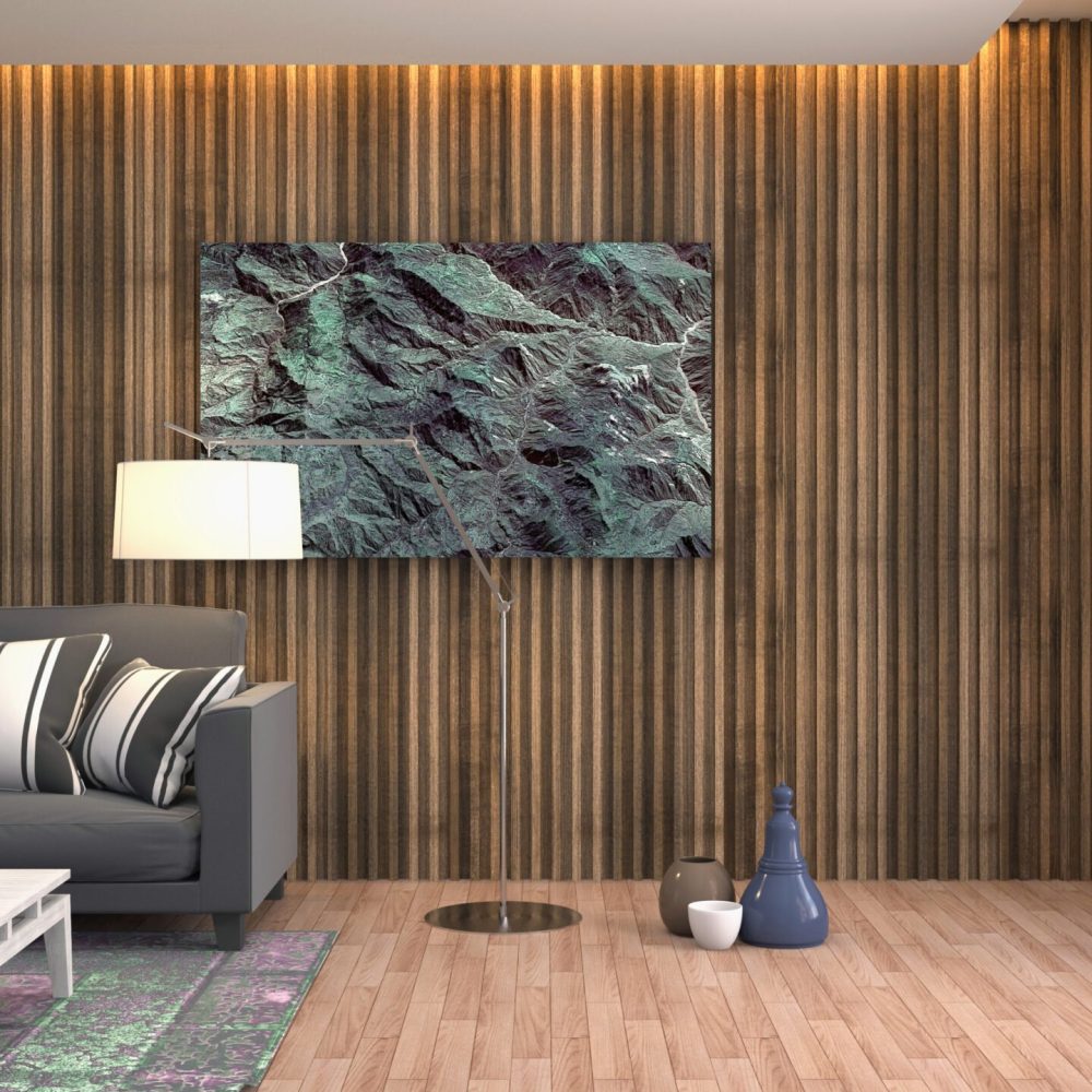 Illustration of the living room interior Illustration of the living room interior